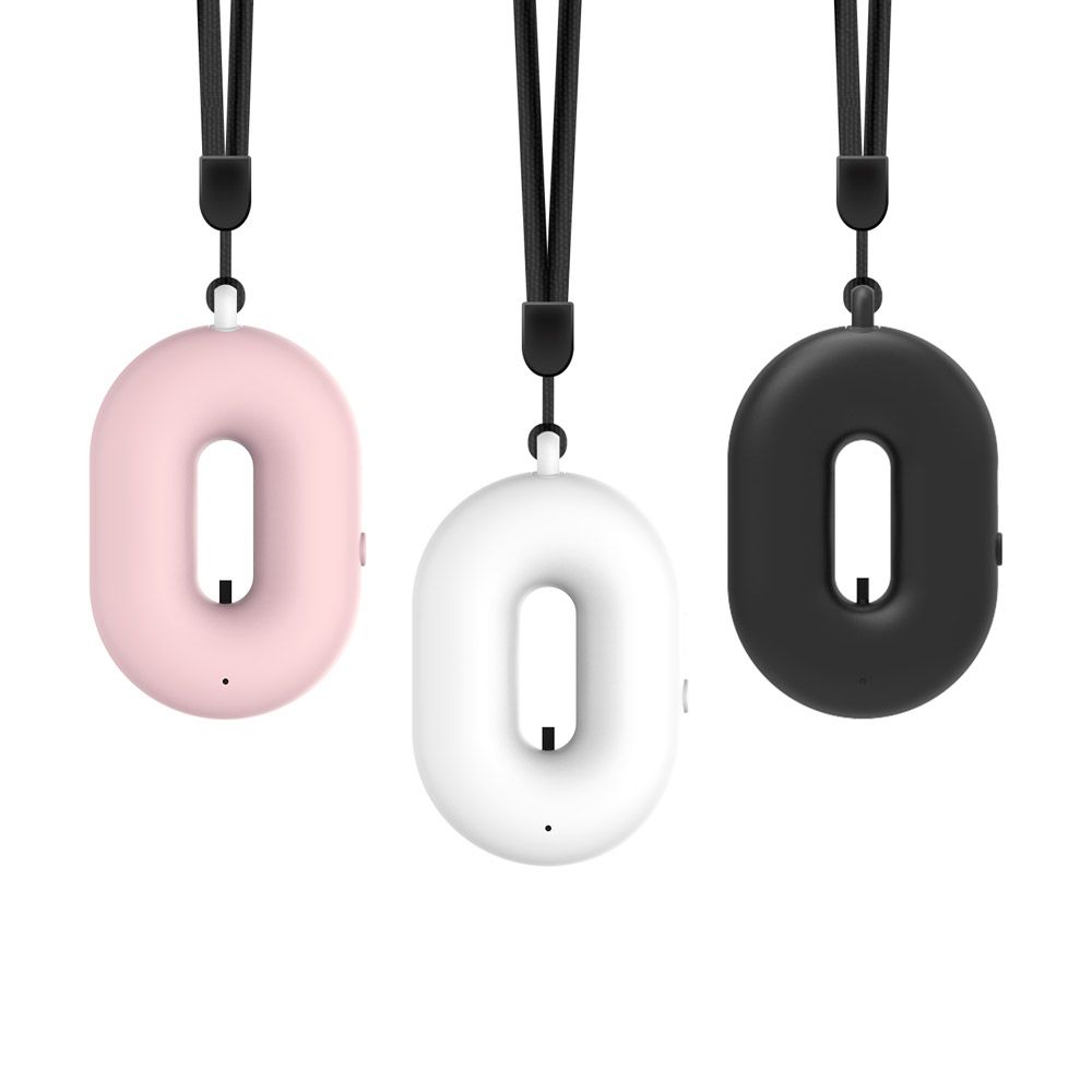 IONKINI Donut Shape Personal Portable Wearable Air Purifier Necklace JO-2001