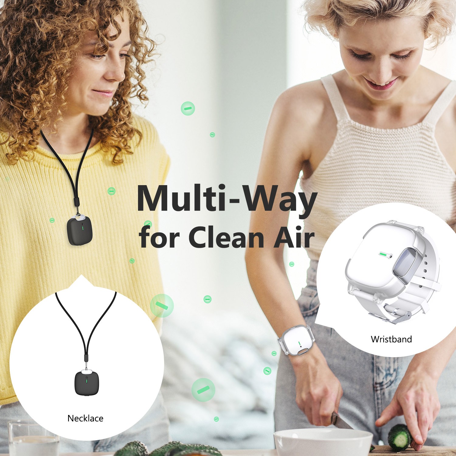 Wristband Air Purifier, Necklace Air Purifier