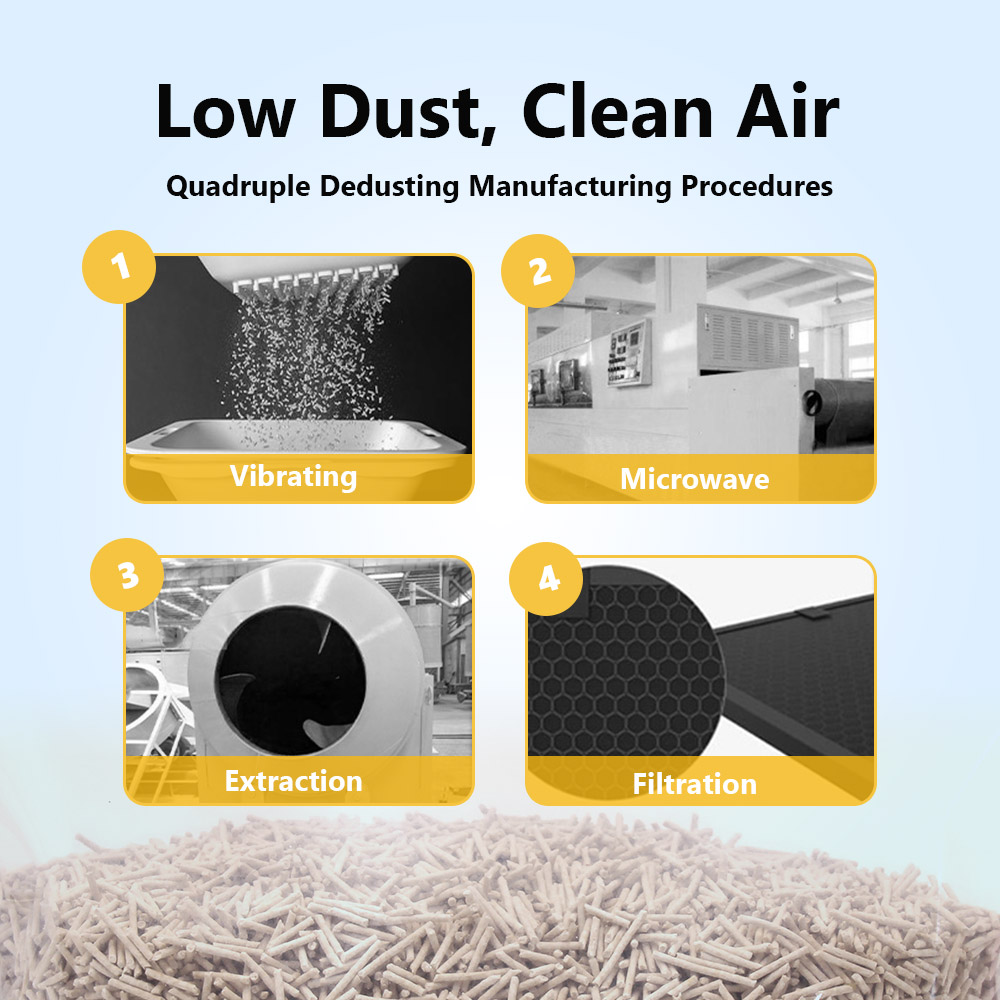 dust-free cat litter, low dust cat litter