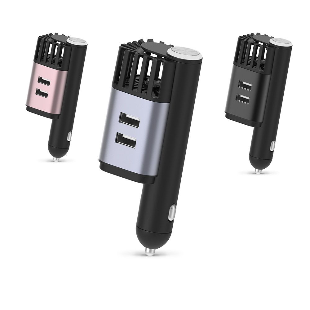 10th Gen 2-in-1 Car Charger Air Purifier JO-6310 with QC3.0 QC2.0 Super Fast Charge